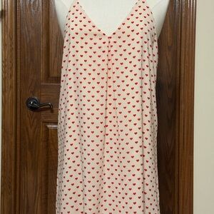 Pre-owned Alice + Olivia Medium Fiera Heart Print Slip Dress